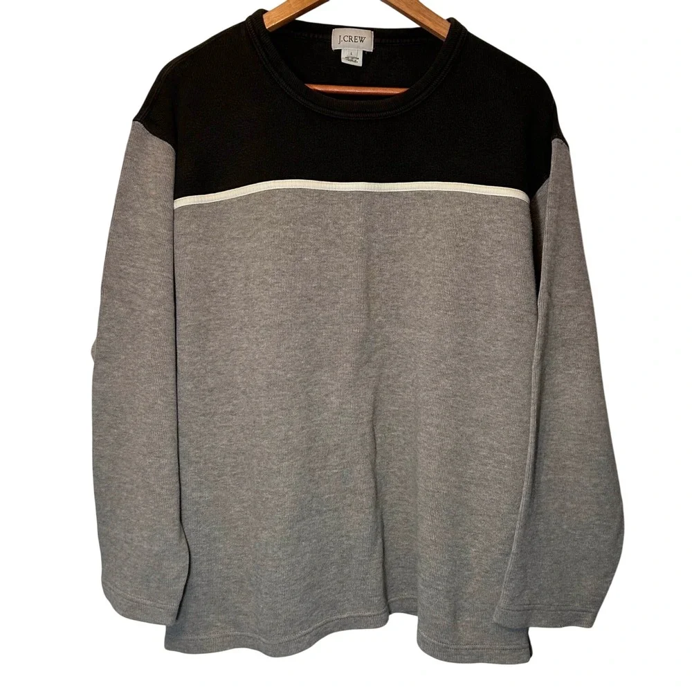 J. Crew Men's Long-Sleeved Shirt Size Large‎ Browns